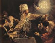REMBRANDT Harmenszoon van Rijn Belsbazzar's Feast (mk33) oil painting on canvas